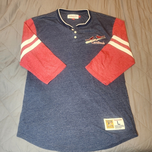 Mitchell & Ness Other - Mitchell And Ness Cooperstown Collection St Louis Cardinals Baseball Tee Sz L